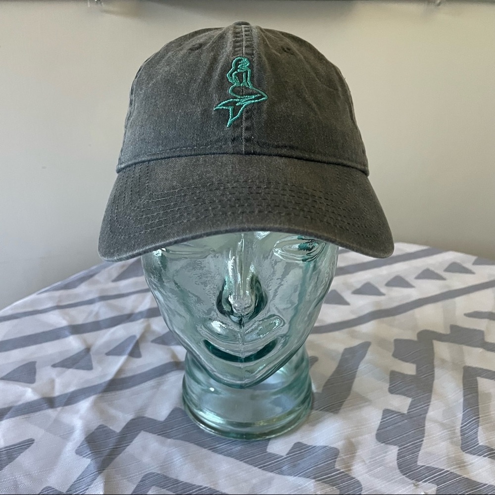 Denim blue Mermaid decal adjustable Baseball hat